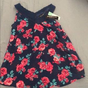 Paper Moon flowy crochet top